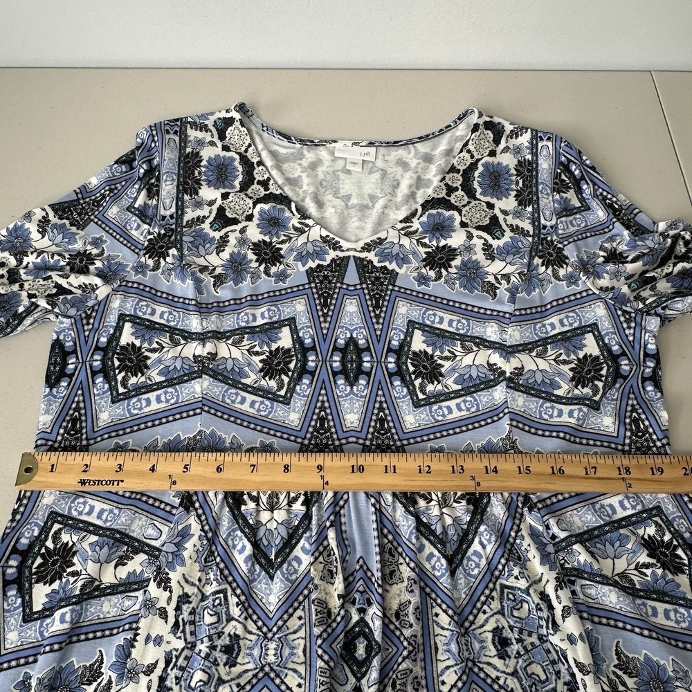 J Jill‎ Floral Dress Size Large - Picture 9 of 13